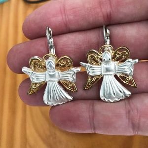 Angel Earrings Christmas Birthday Eurowire VTG
